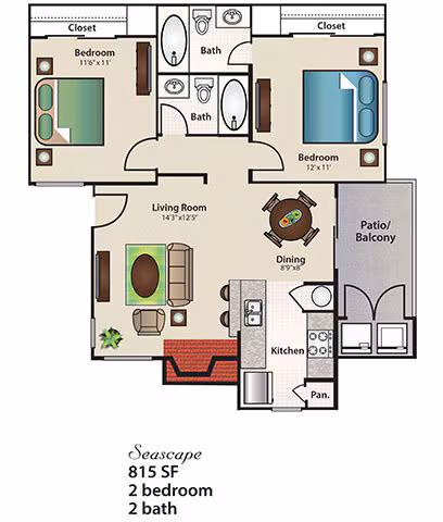 B2 Affordable 1322 floor plan